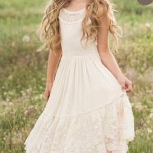 Joyfolie Catrin Dress in Ecru (Size 4)